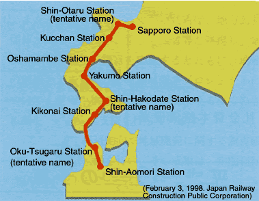 Hokkaido Shinkansen Station / Route