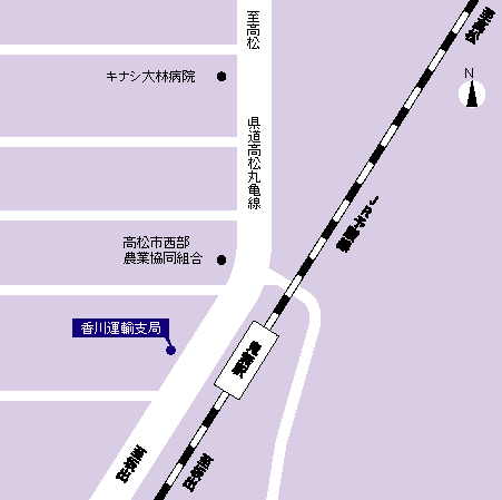 香川運輸支局地図