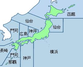 管轄図（日本）