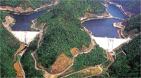 成相ダム ～双子ダム 北富士ダムと連絡水路トンネルで連結～