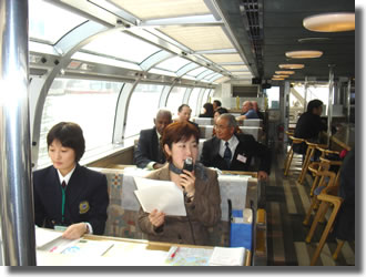 隅田川ウォーターフロント整備視察風景