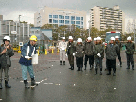 阪神公団視察風景