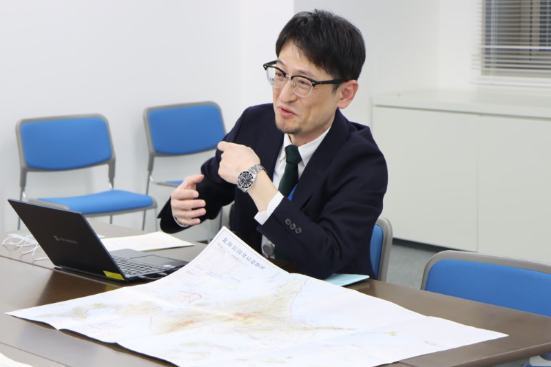 インタビュー中②