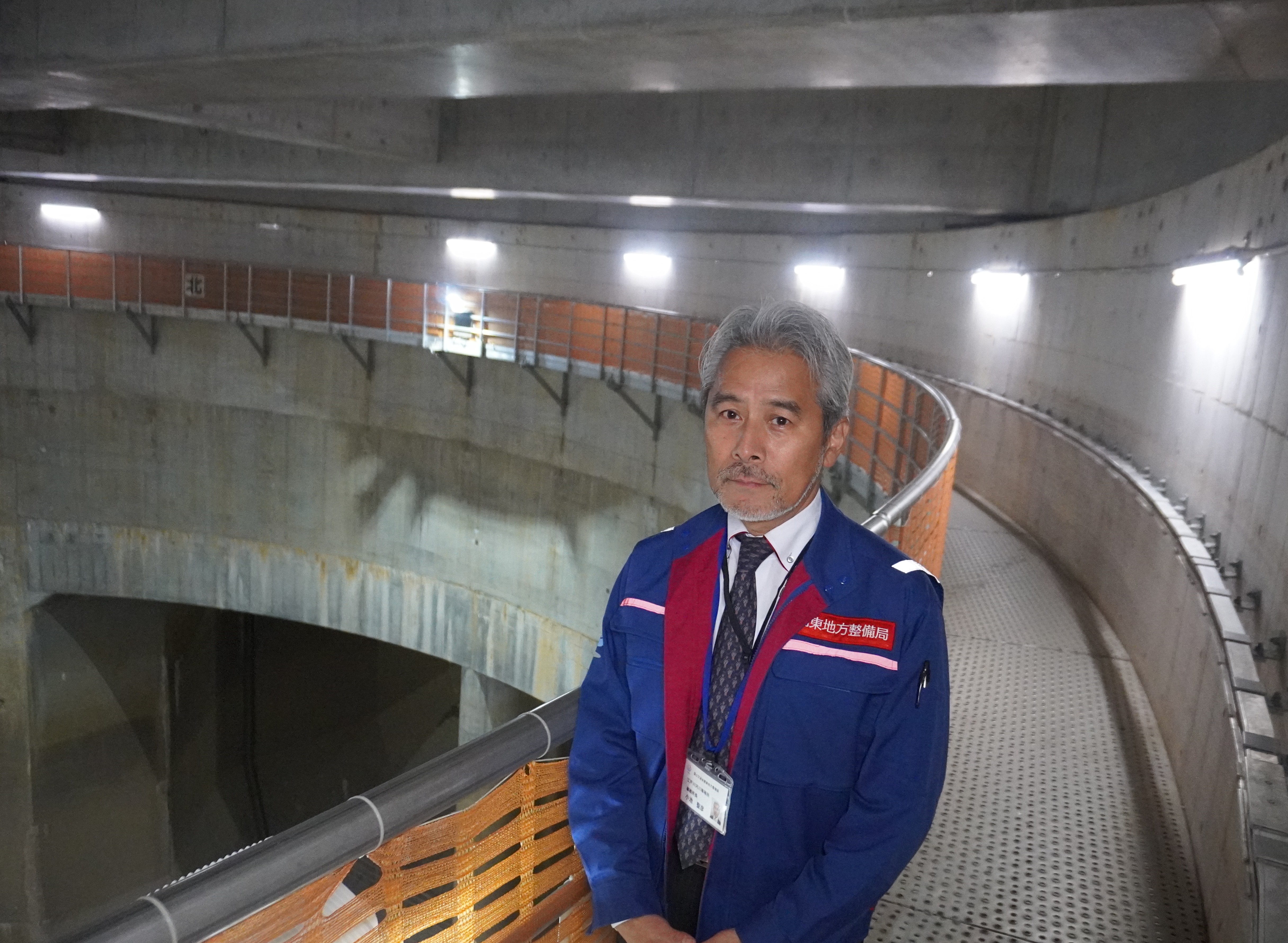 小池所長と第1立坑