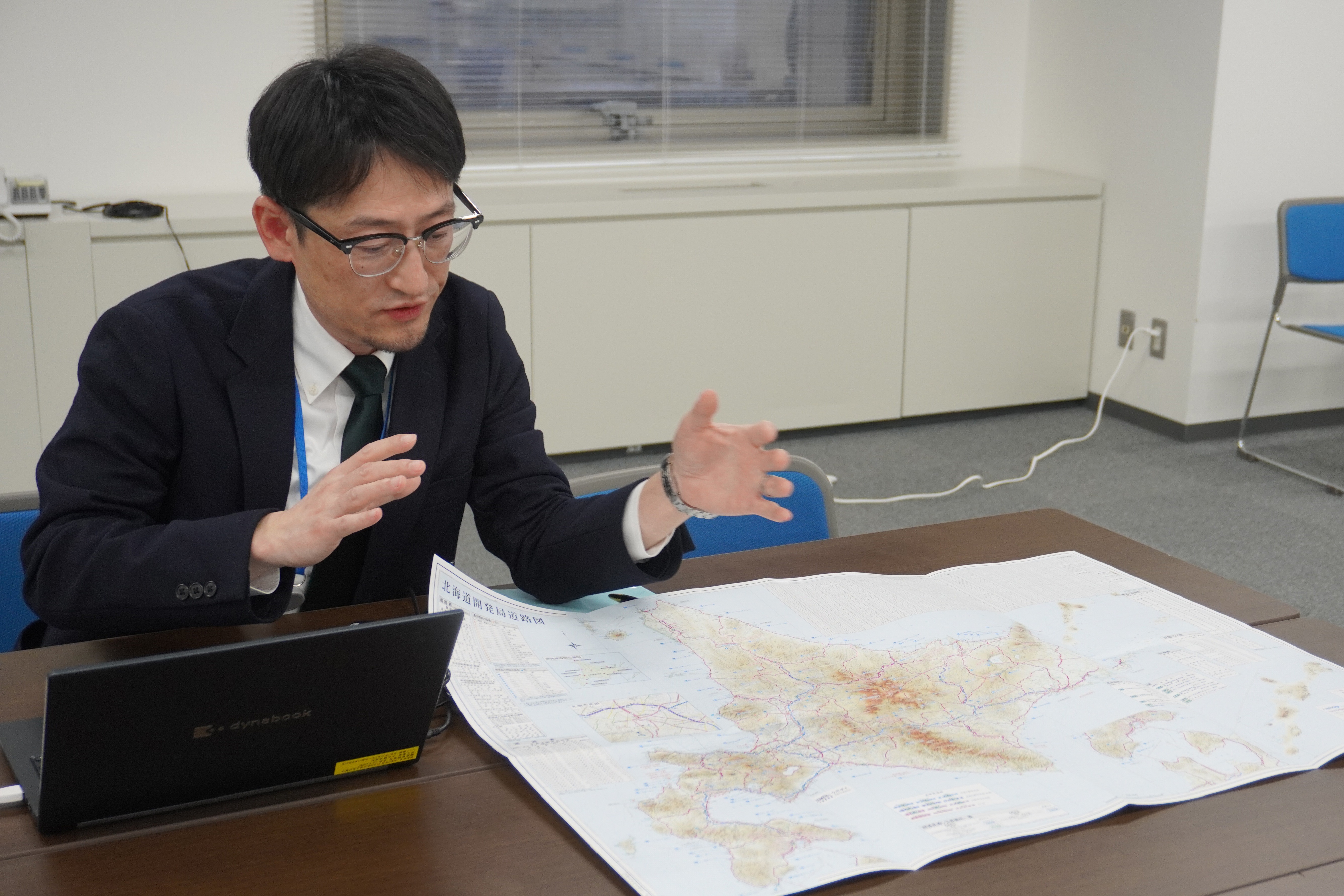 インタビュー中①