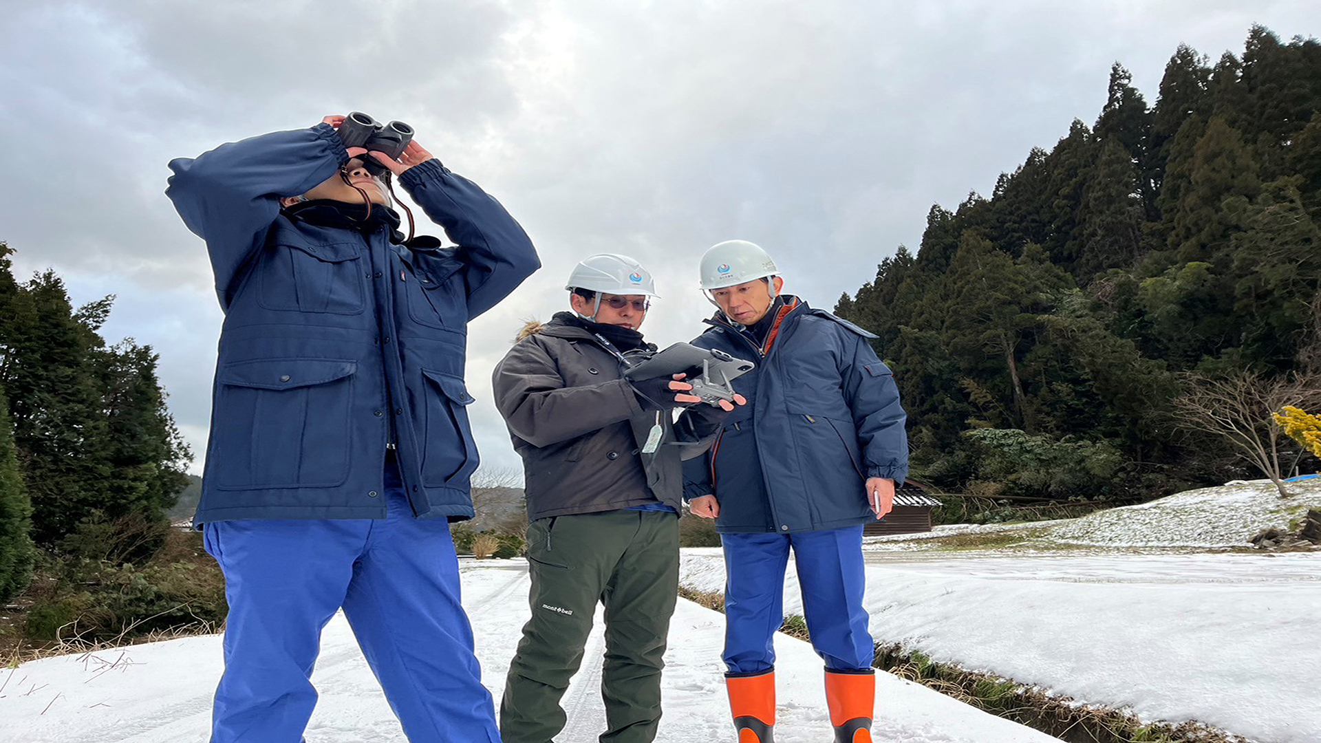 ドローンを使用した被害状況調査（能登半島地震）