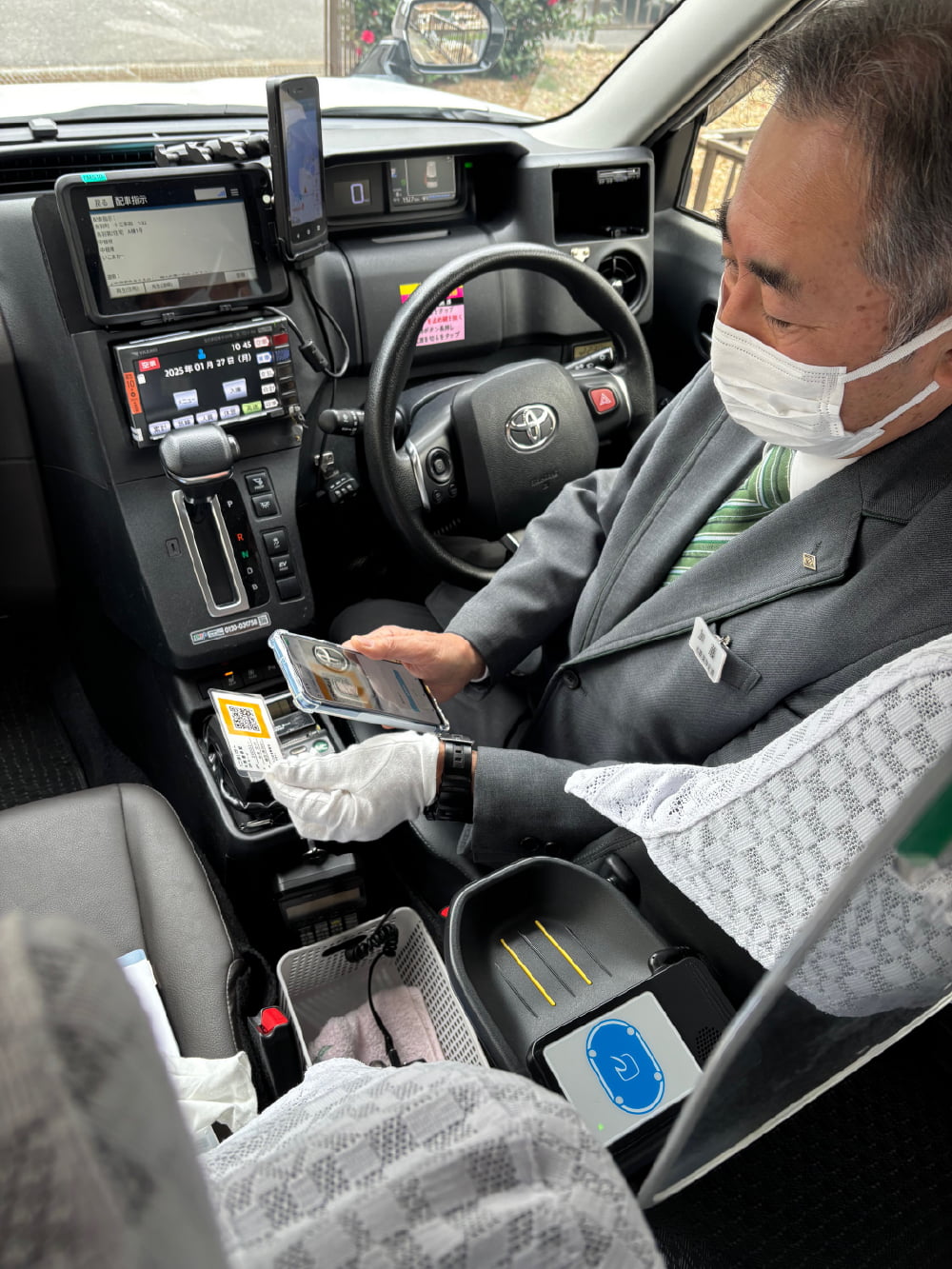 「デジタチ」を通じた利用者認証と利用実績記録のイメージ画像