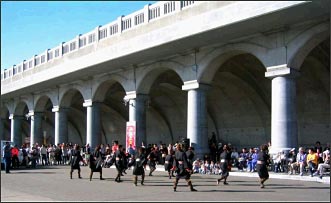 North breakwater dome is a place where local citizens go to relax. (Port of Wakkanai).