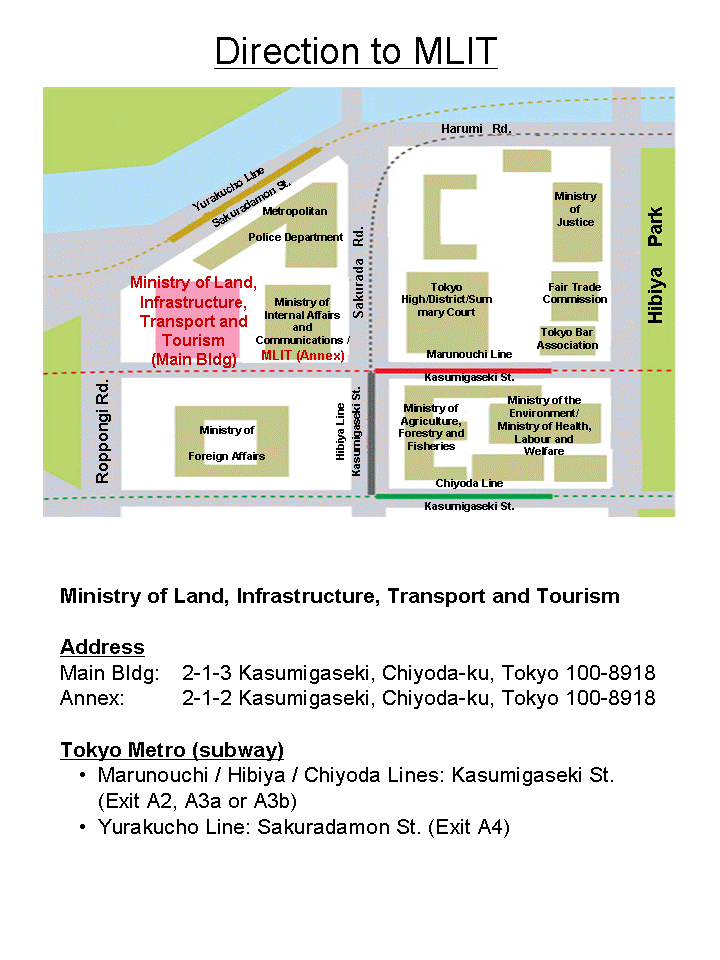 Map to MLIT