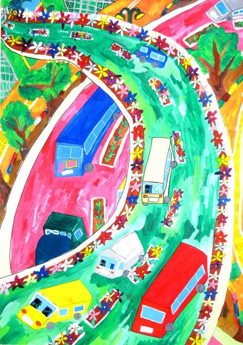 自然の道路