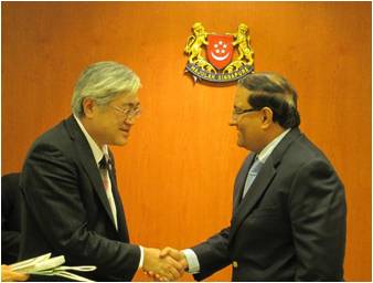 イスワラン シンガポール貿易産業省上級国務大臣との会談