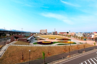 市民防災公園から望む