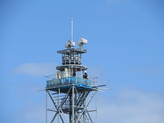 OTW and PTZ cameras and sound collection microphones (Amami airport)