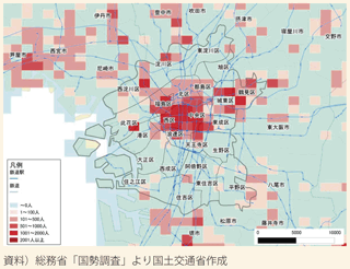 図表106　大阪圏における若者人口の社会増減（2000年20代→2010年30代）