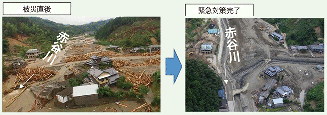 赤谷川の緊急対策