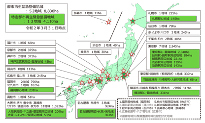 図表II-4-3-1 都市再生緊急整備地域