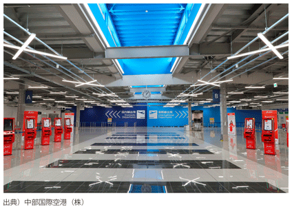 図表II-6-1-10 中部国際空港LCC専用第2ターミナル チェックインロビー
