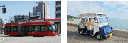 図表Ⅰ-2-1-30 LRT(Light Rail Transit)、グリーンスローモビリティ