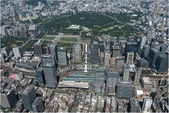 図表Ⅰ-3-1-8 「都市型マイクログリッド」の実現を目指す大丸有地区