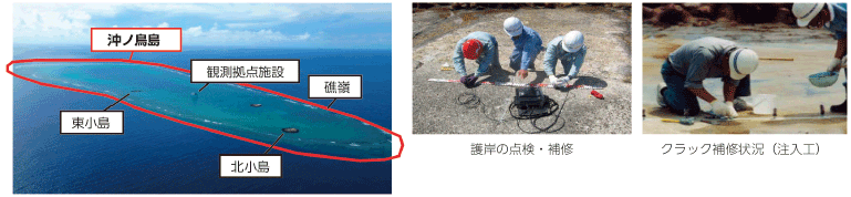 図表Ⅱ-2-6-2 沖ノ鳥島の保全・管理