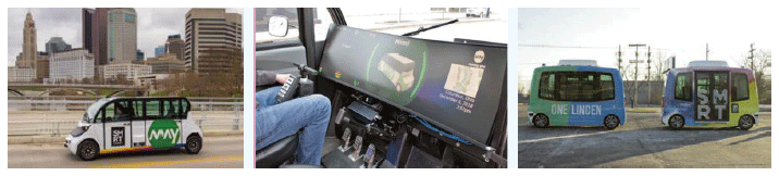 ＜自動運転シャトル＞