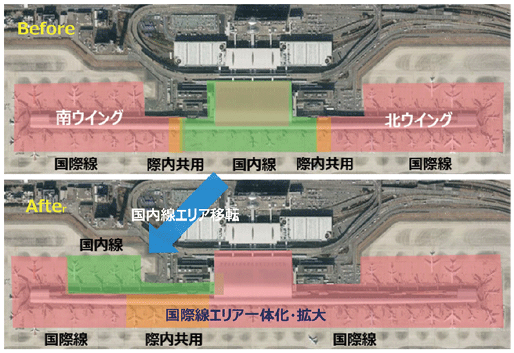 図表Ⅱ-5-1-4 関西国際空港における第1ターミナル改修