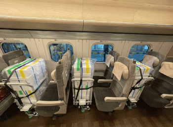 客室内への積載状況