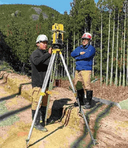 3Dレーザースキャナーによる測量