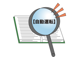 図：「自動運転」という用語を調べるイメージ