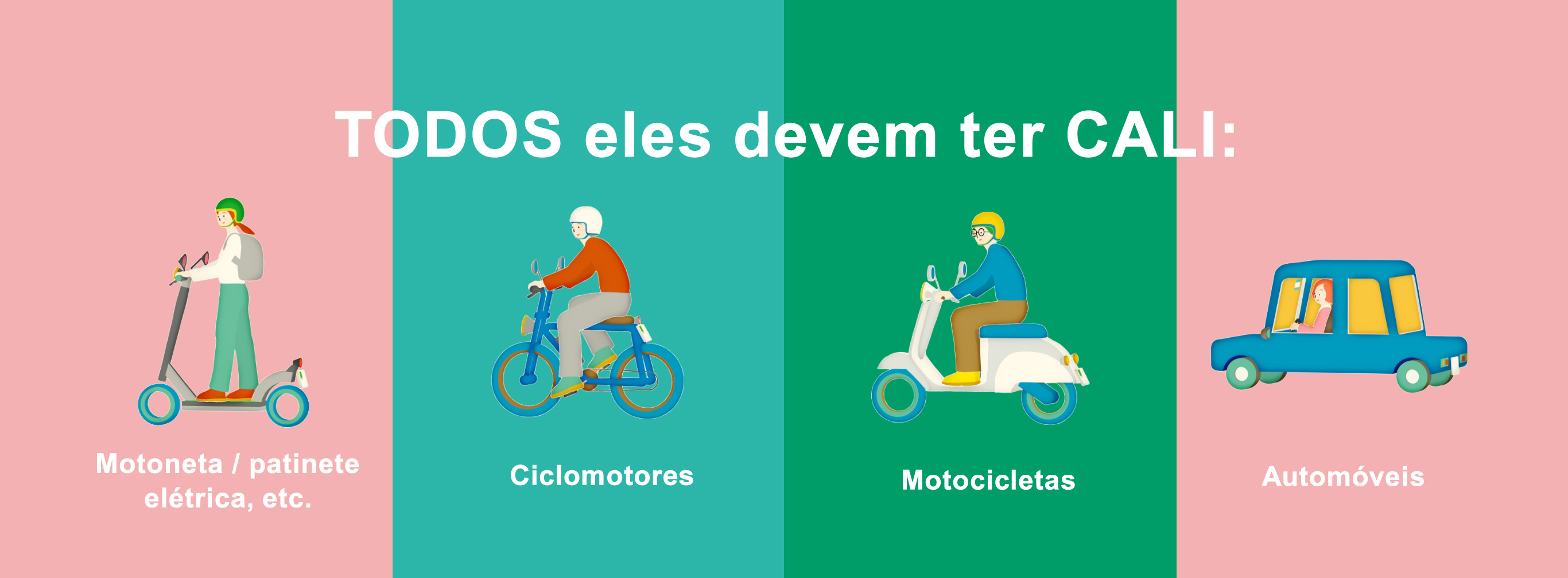 Todos devem possuir o CALI.