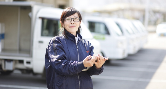 配送ドライバーから所長へステップアップ