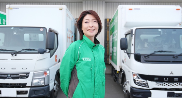 宅配を担当して10年以上。未経験から。