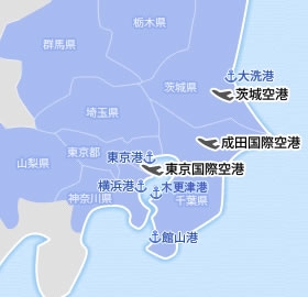 関東エリア地図