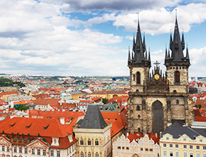 チェコ共和国プラハの旧市街広場