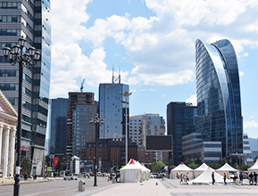 モンゴルのウランバートルの街並み