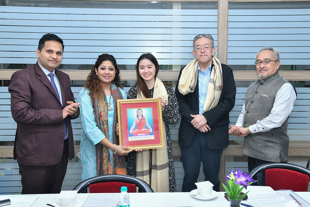 大学との交流プログラム連携を確認