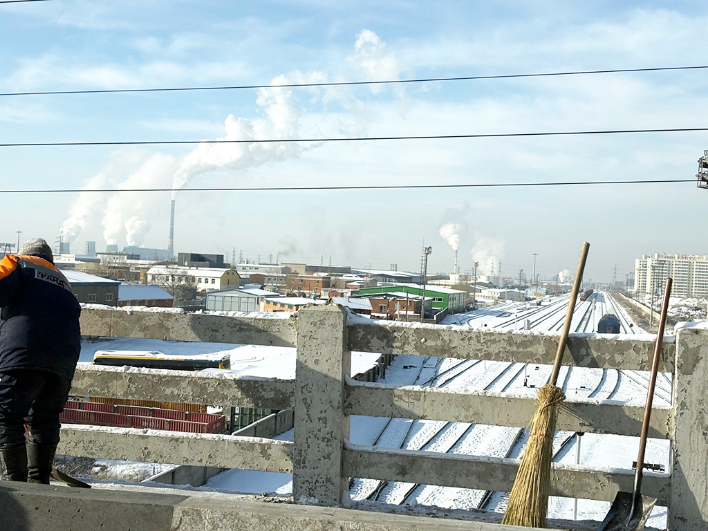 都市化が進むウランバートルを支える火力発電所