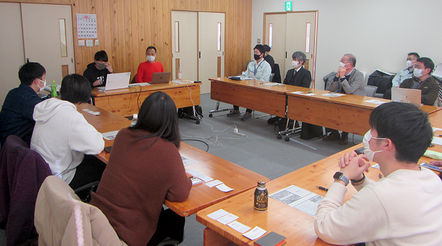 地域の課題に対して地域と企業が一緒になってアイデアを出し合った意見交換会