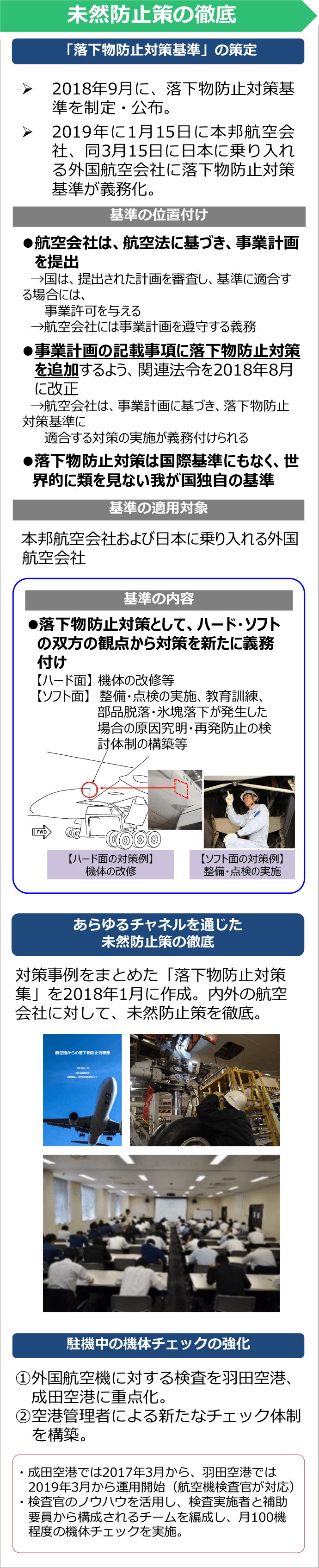 未然防止策の徹底