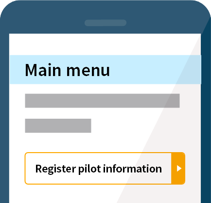 Enter unmanned aircraft information