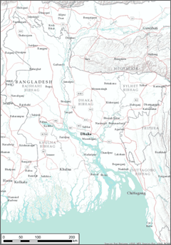 Map of Bangladesh