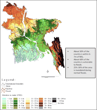 Topography of Bangladesh