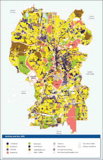 既存の土地利用地図（2005年）