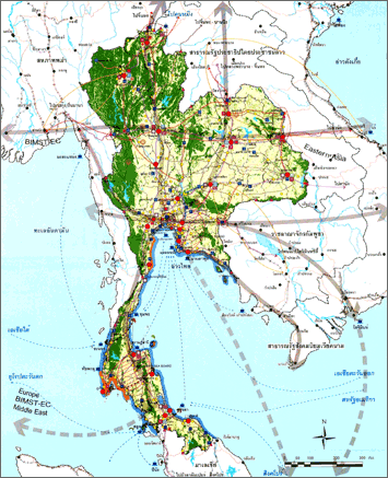 Thailand National Spatial Development Policy Plan