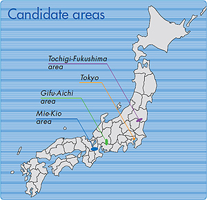 Candidate areas