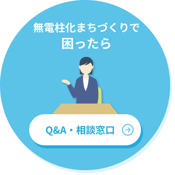 無電柱化まちづくりで困ったら Q&A・相談窓口