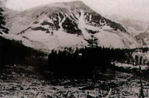 火山泥流（十勝岳・北海道）