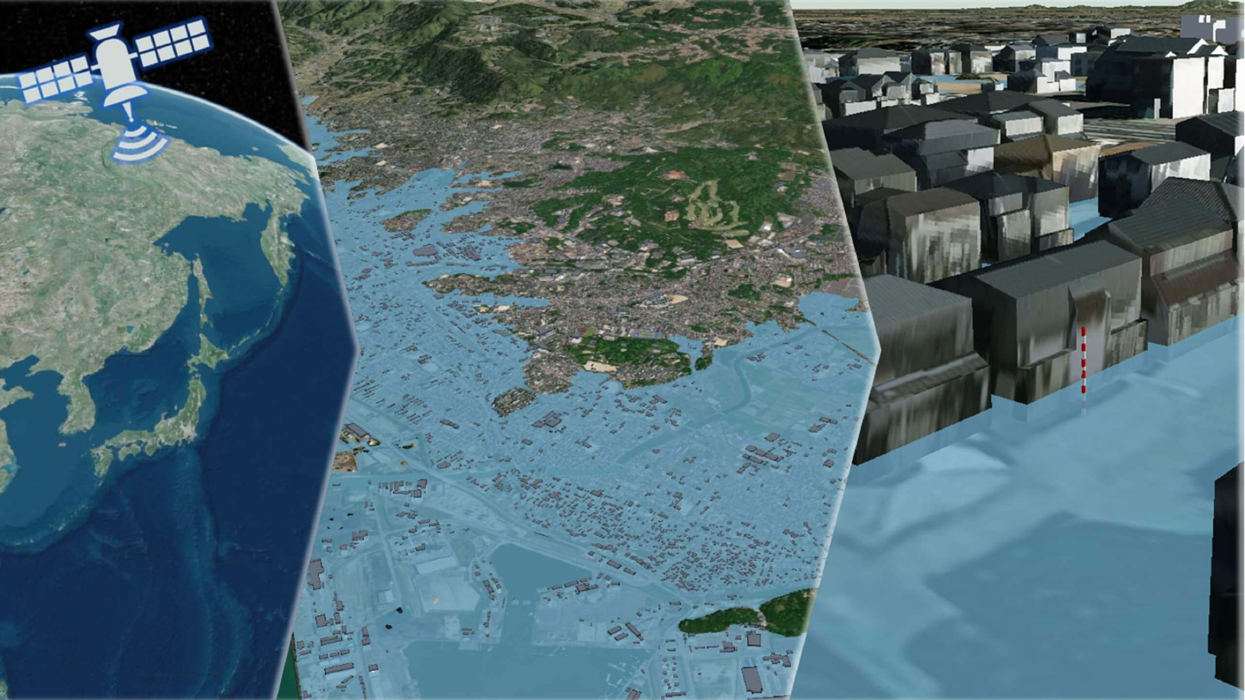 人工衛星観測データを用いた浸水被害把握 | Use Case | PLATEAU [プラトー]