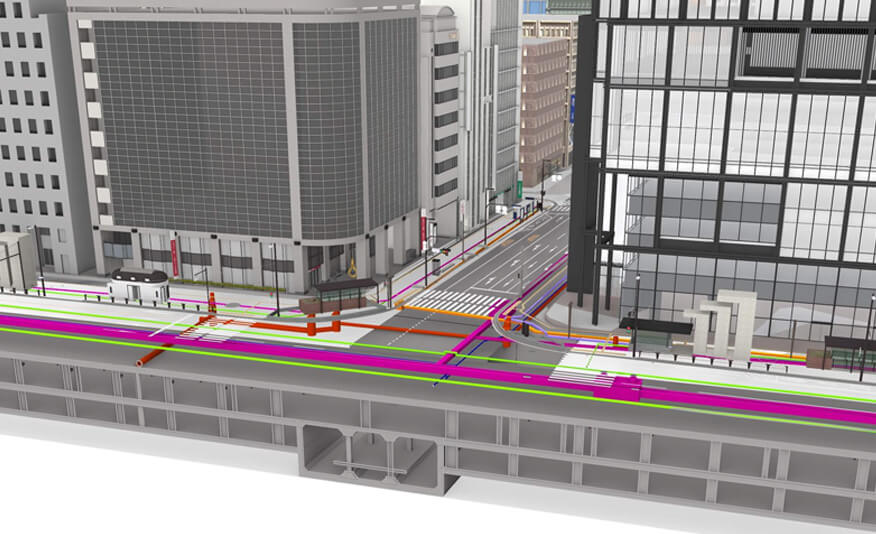 地下埋設物データを活用した都市開発のDX