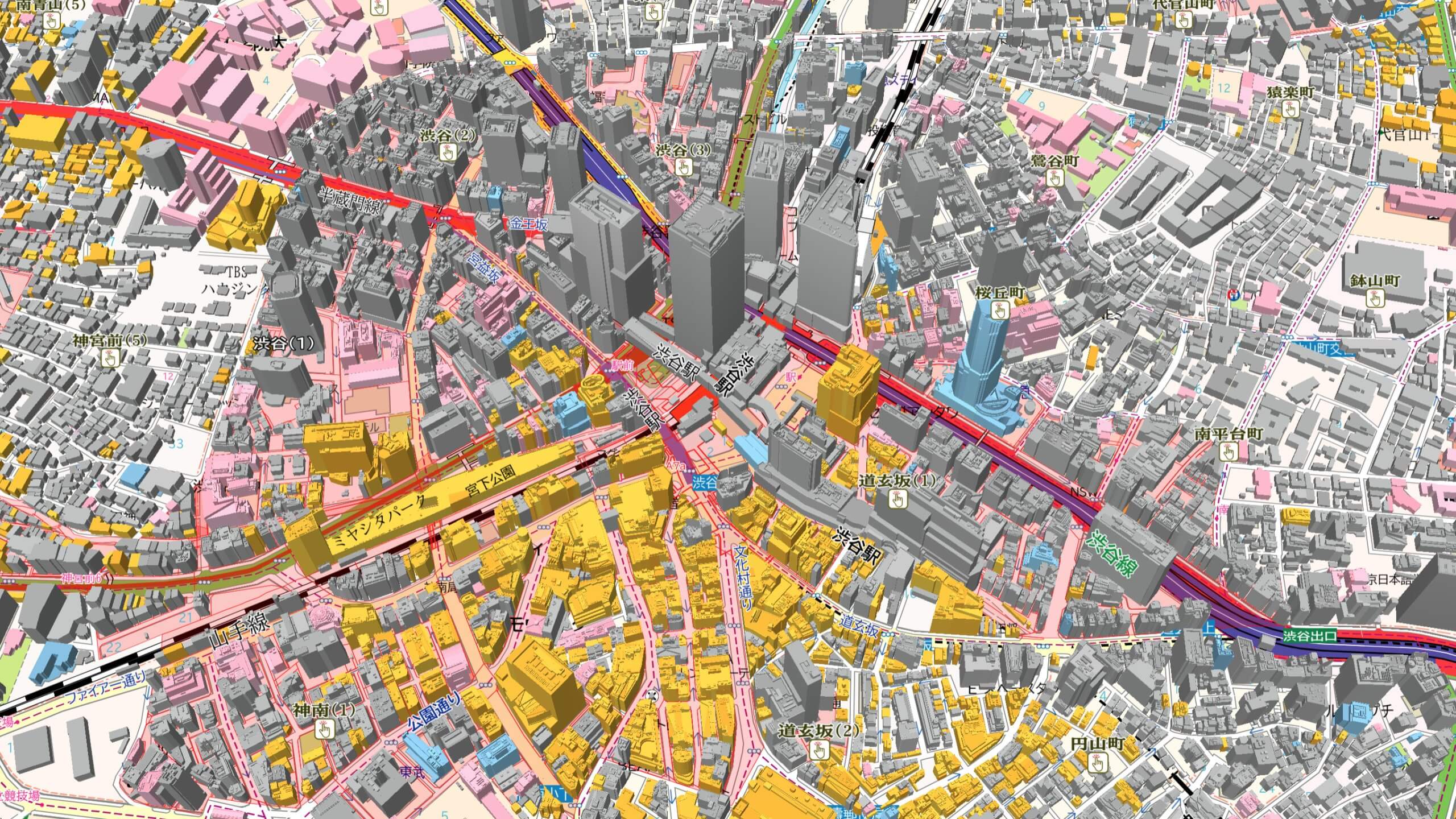 MAPPLE法務局地図ビューアと3D都市モデルの連携による不動産各種業務の効率化